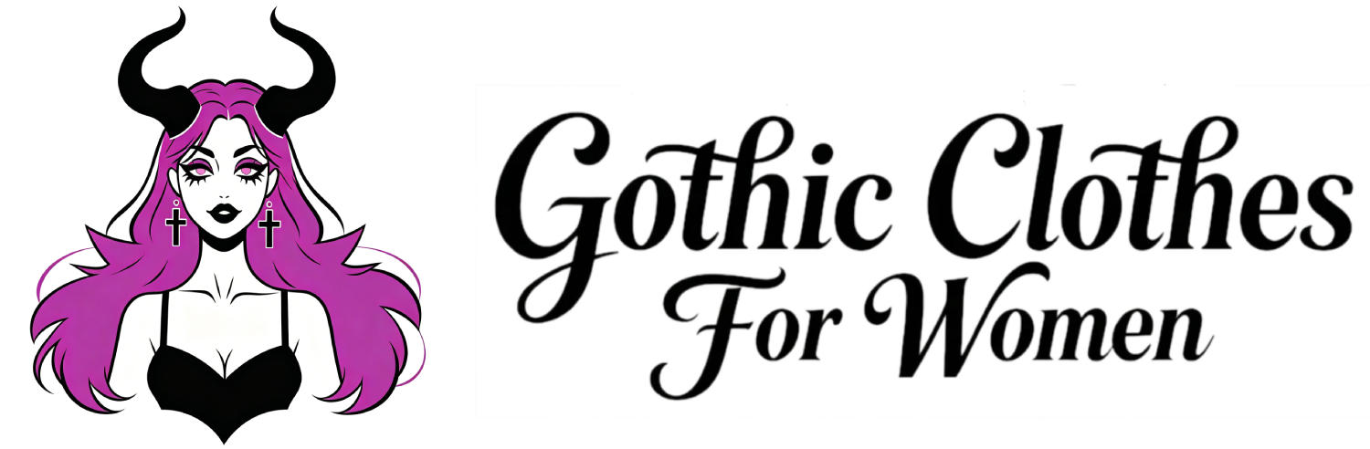 logo-gohic clothes for women
